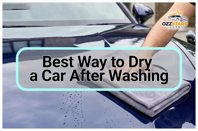 Best Way to Dry a Car After Washing