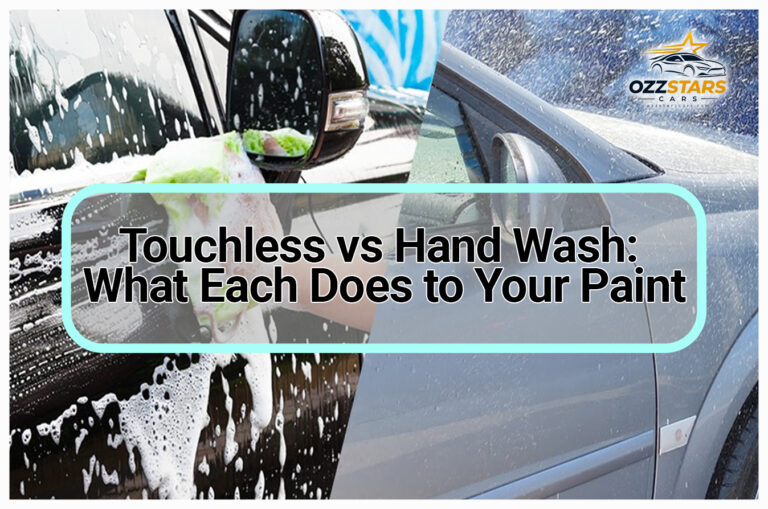 Touchless vs Hand Wash: What Each Does to Your Paint