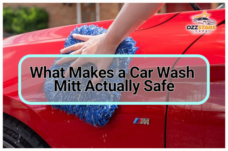 What Makes a Car Wash Mitt Actually Safe
