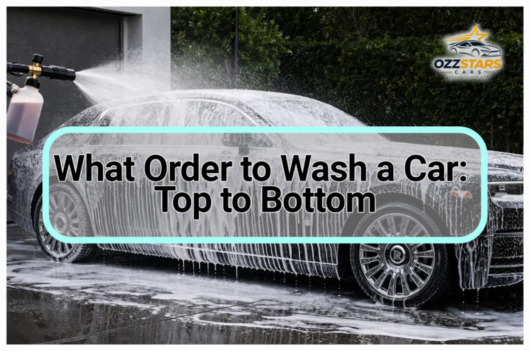 What Order to Wash a Car: Top to Bottom