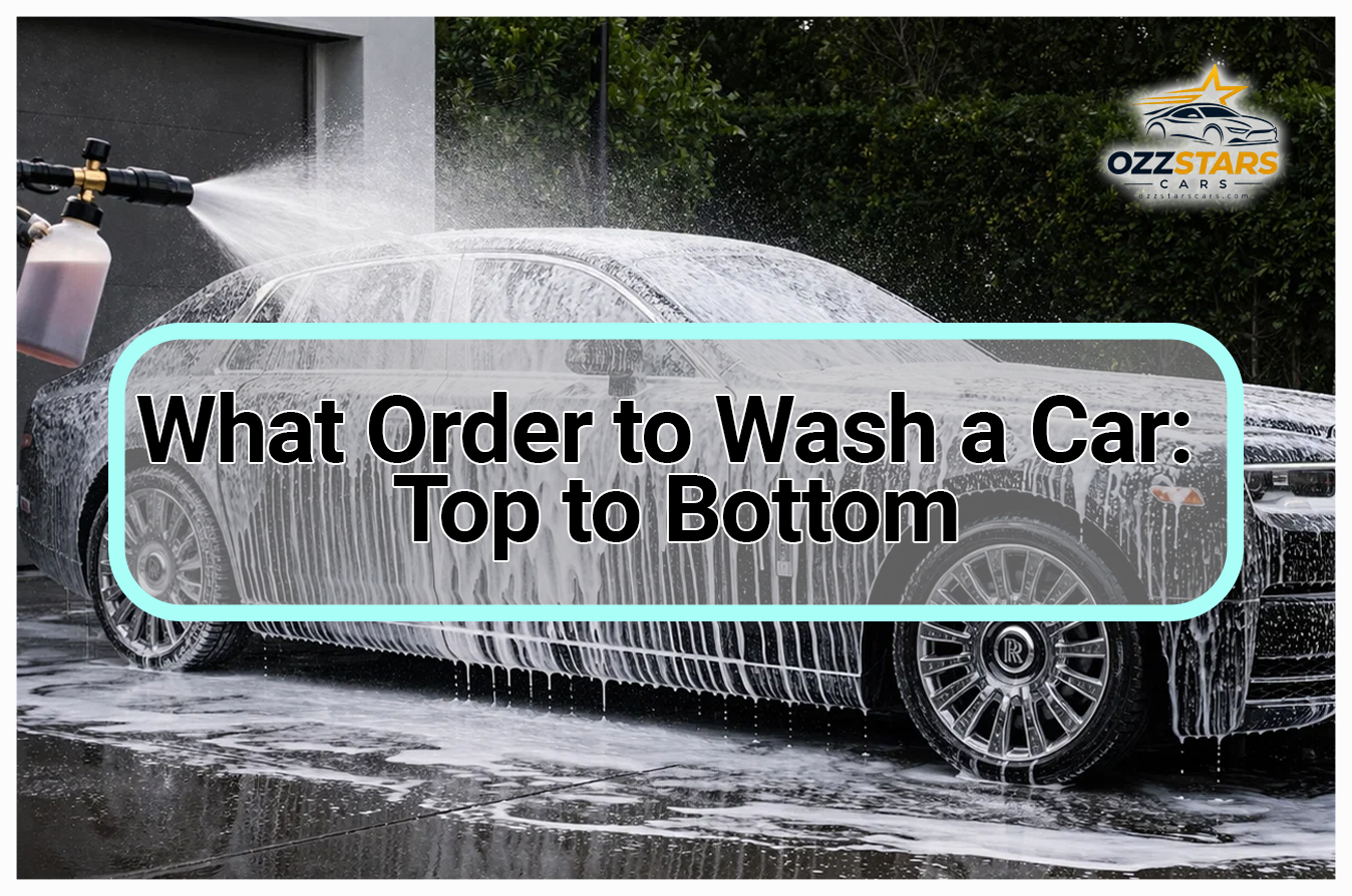 What Order to Wash a Car: Top to Bottom