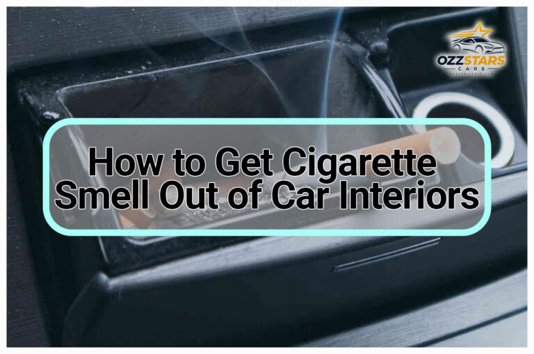 How to Get Cigarette Smell Out of Car Interiors